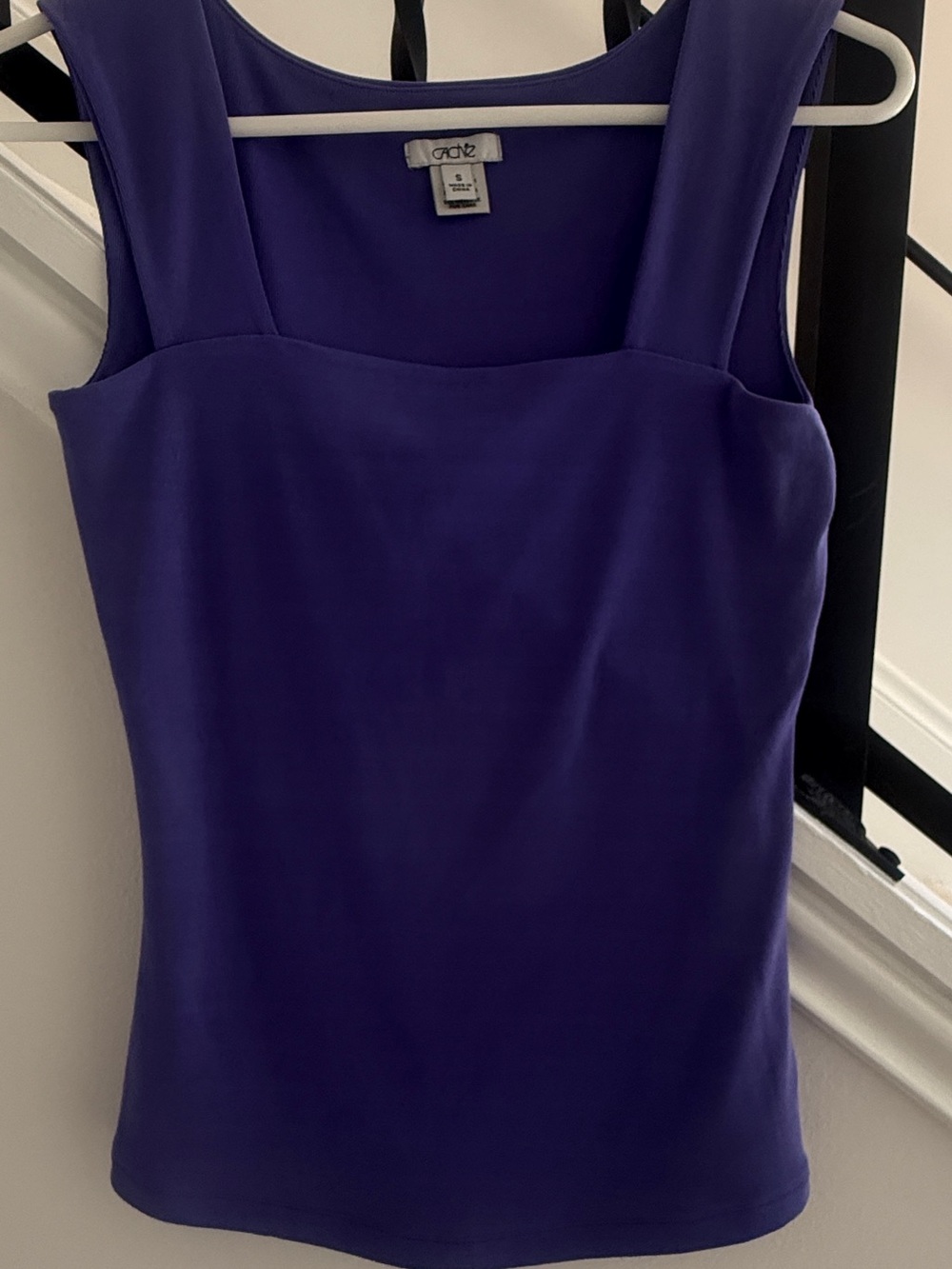 Cache Purple Square Neck Tank Top - Picture 6 of 6